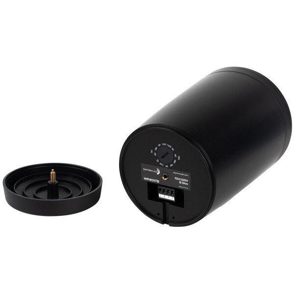 Main product image for Dayton Audio 4" Compact Pendant/Landscape Speaker 70V/100V/8 Ohm Black WP40XTB 310-090